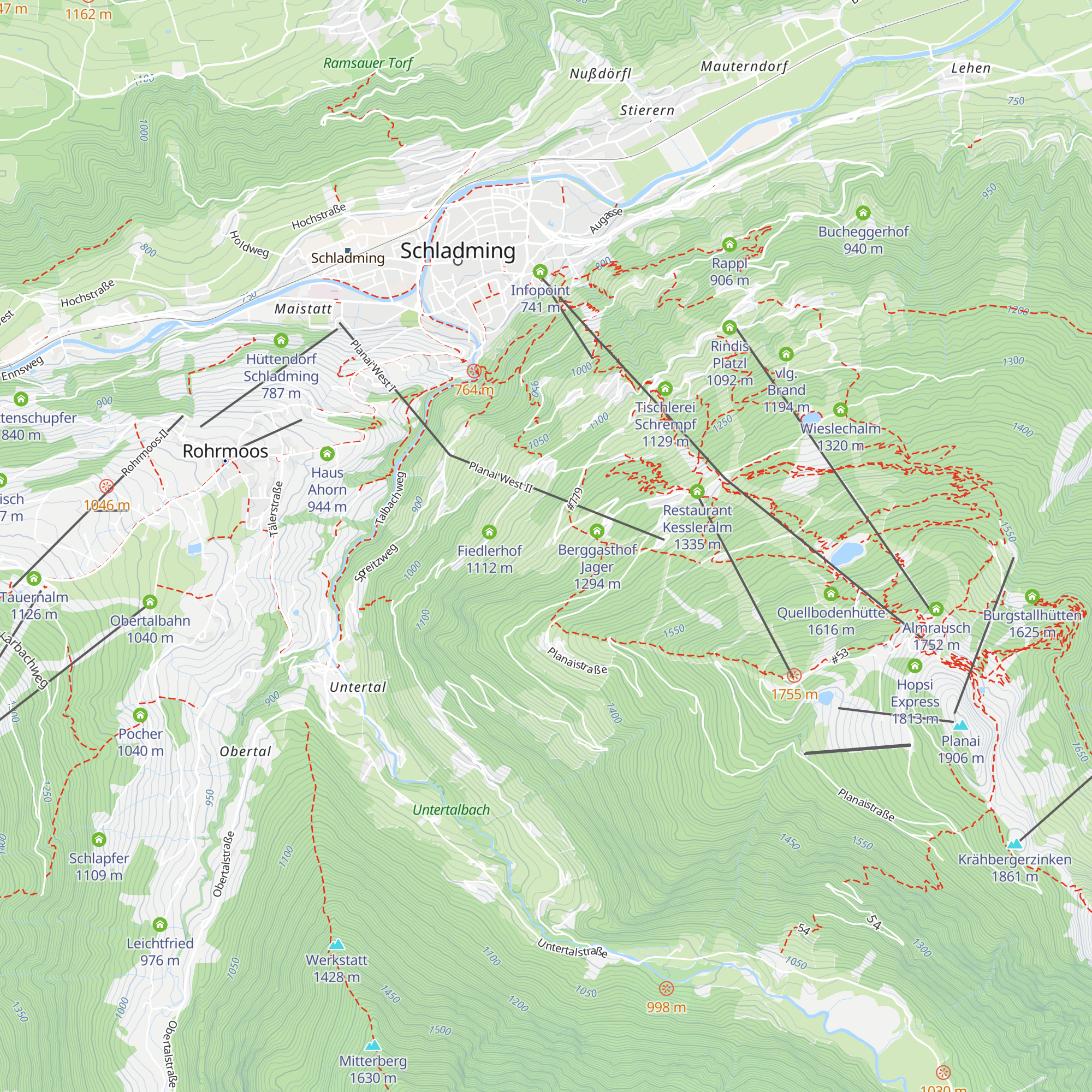 Beraller map
