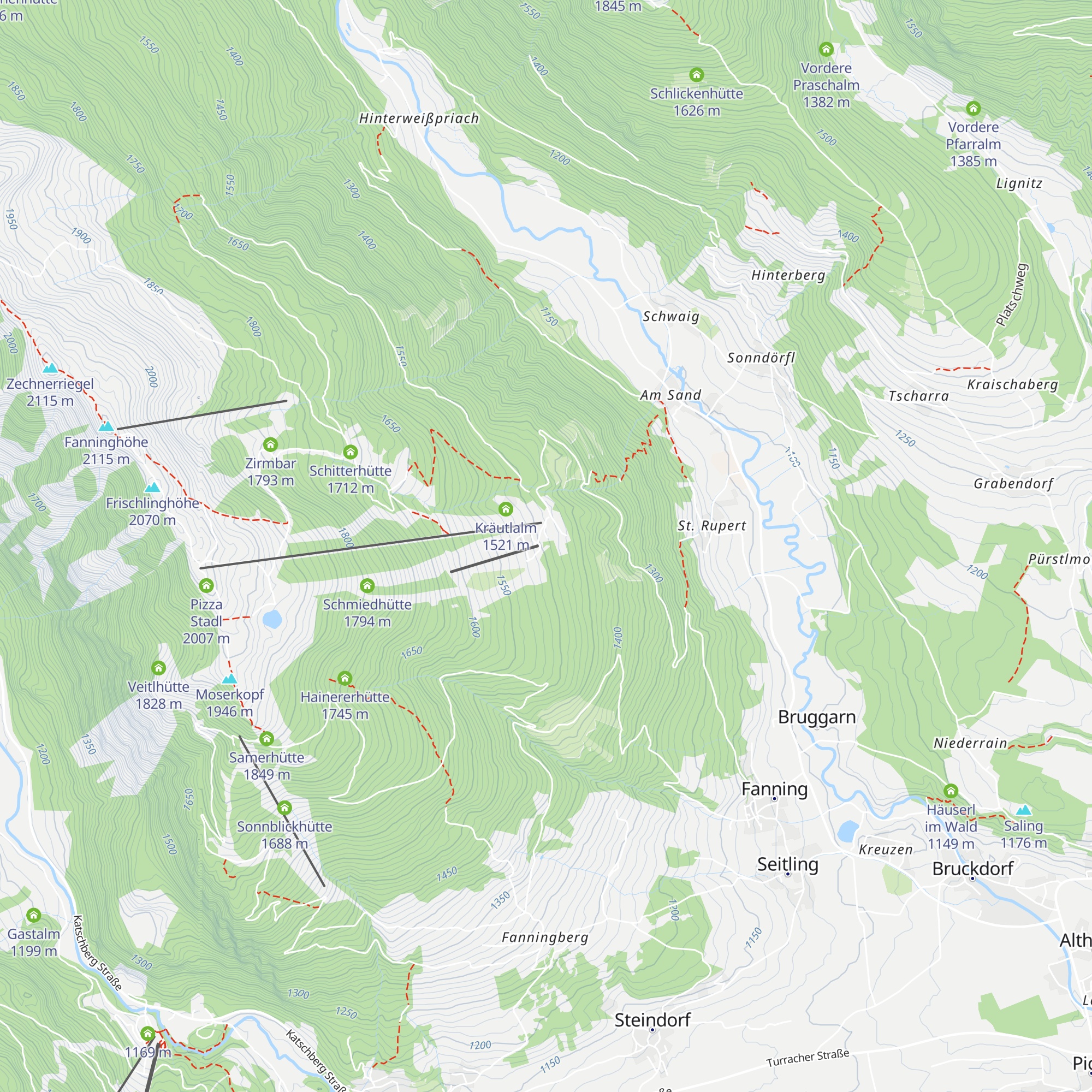 Rucksackl map