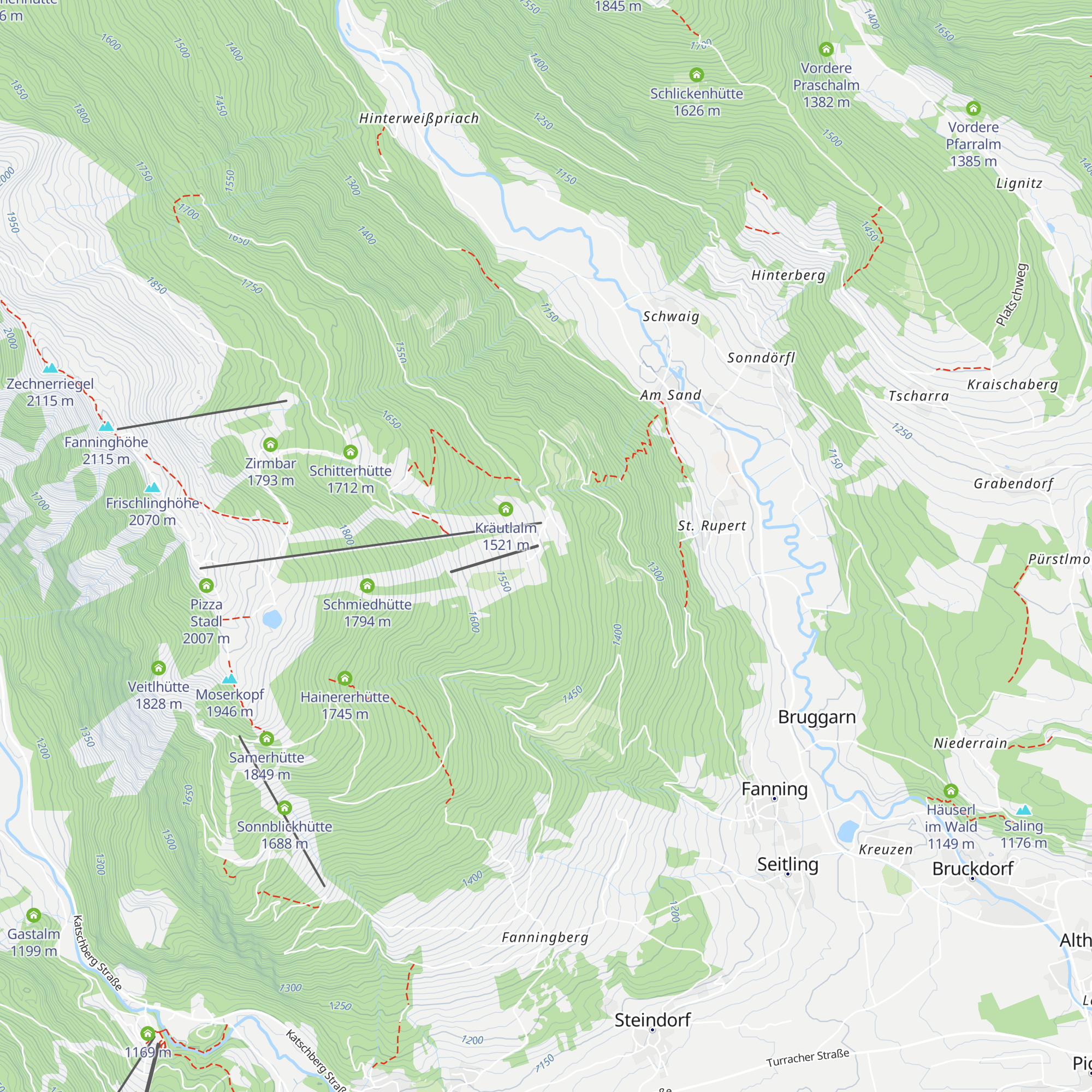 Rucksackl map