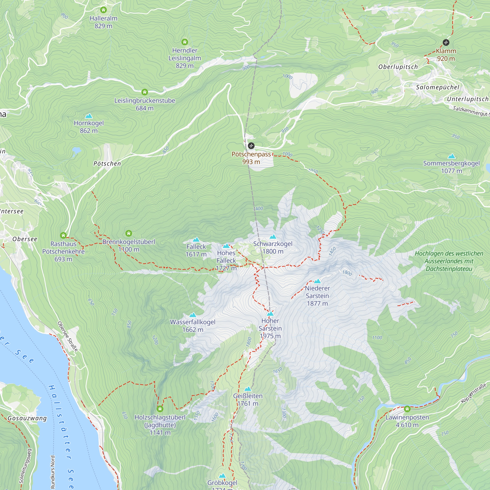 Sarsteinstüberl map