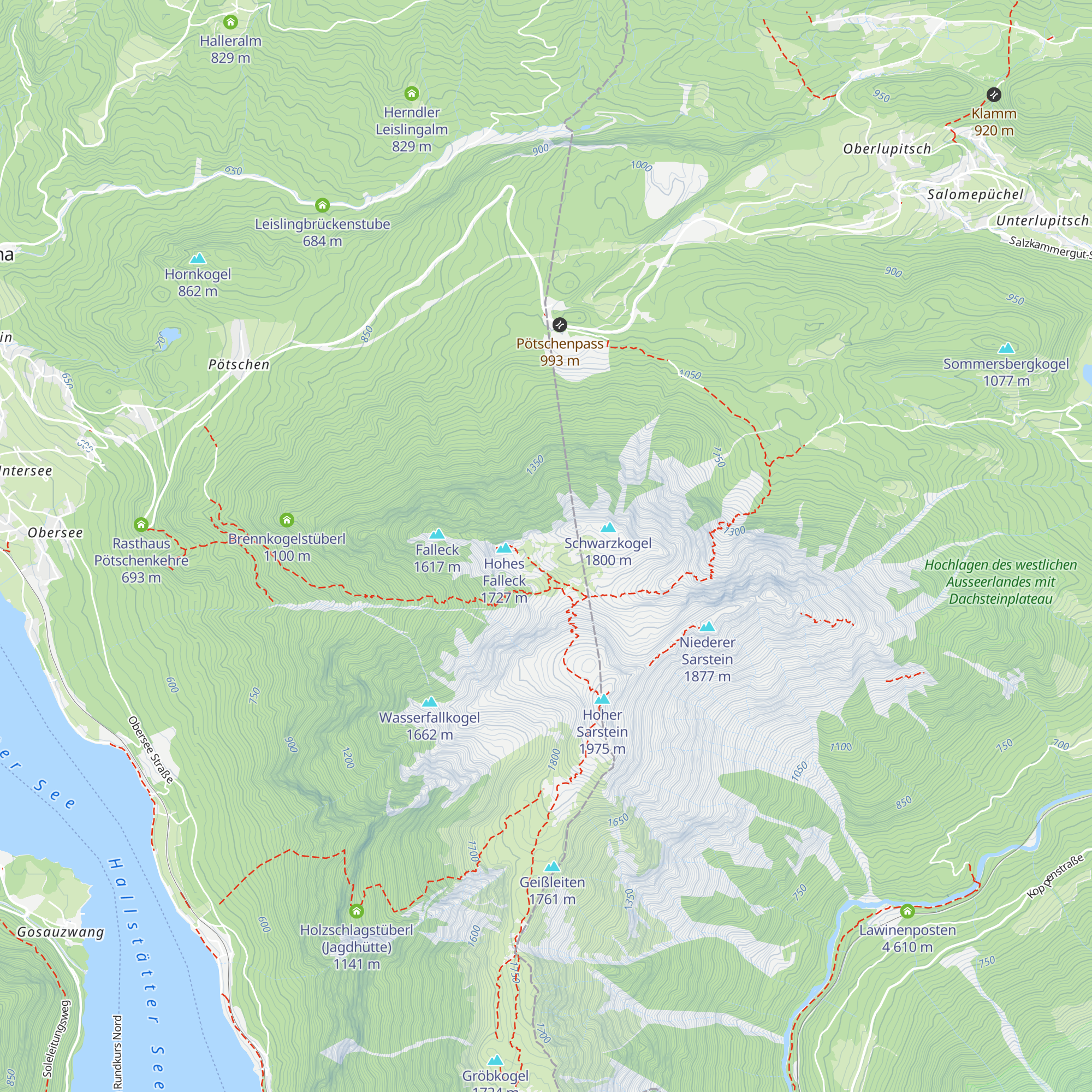 Sarsteinstüberl map