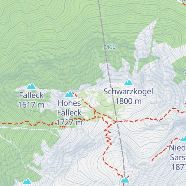 Map of Sarsteinstüberl