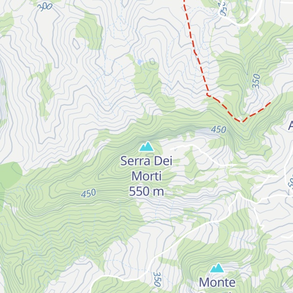Map of Serra Dei Morti