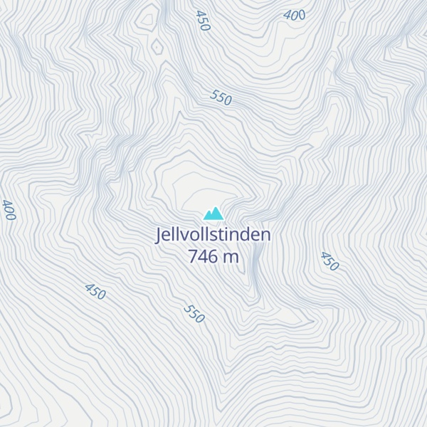 Map of Jellvollstinden