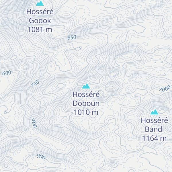 Map of Hosséré Doboun