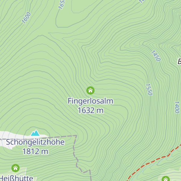 Map of Fingerlosalm