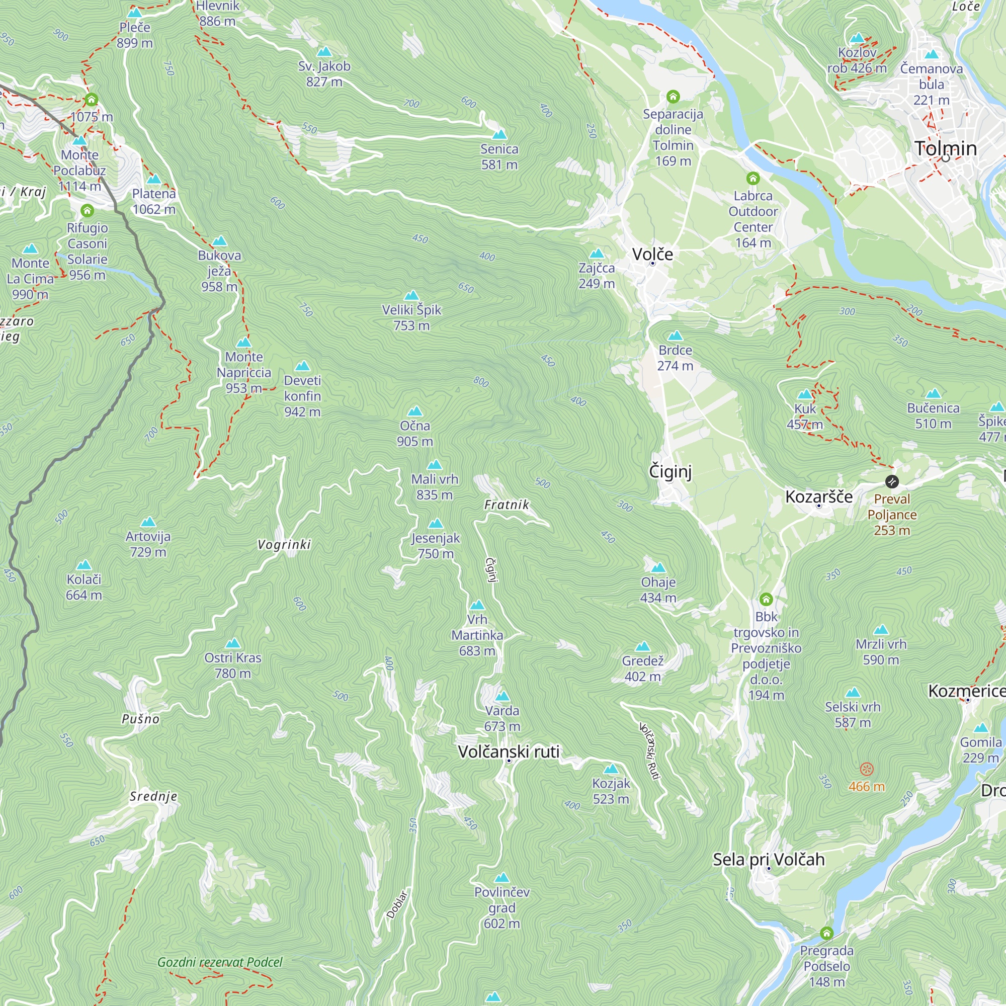 Sobe Nikrmana map