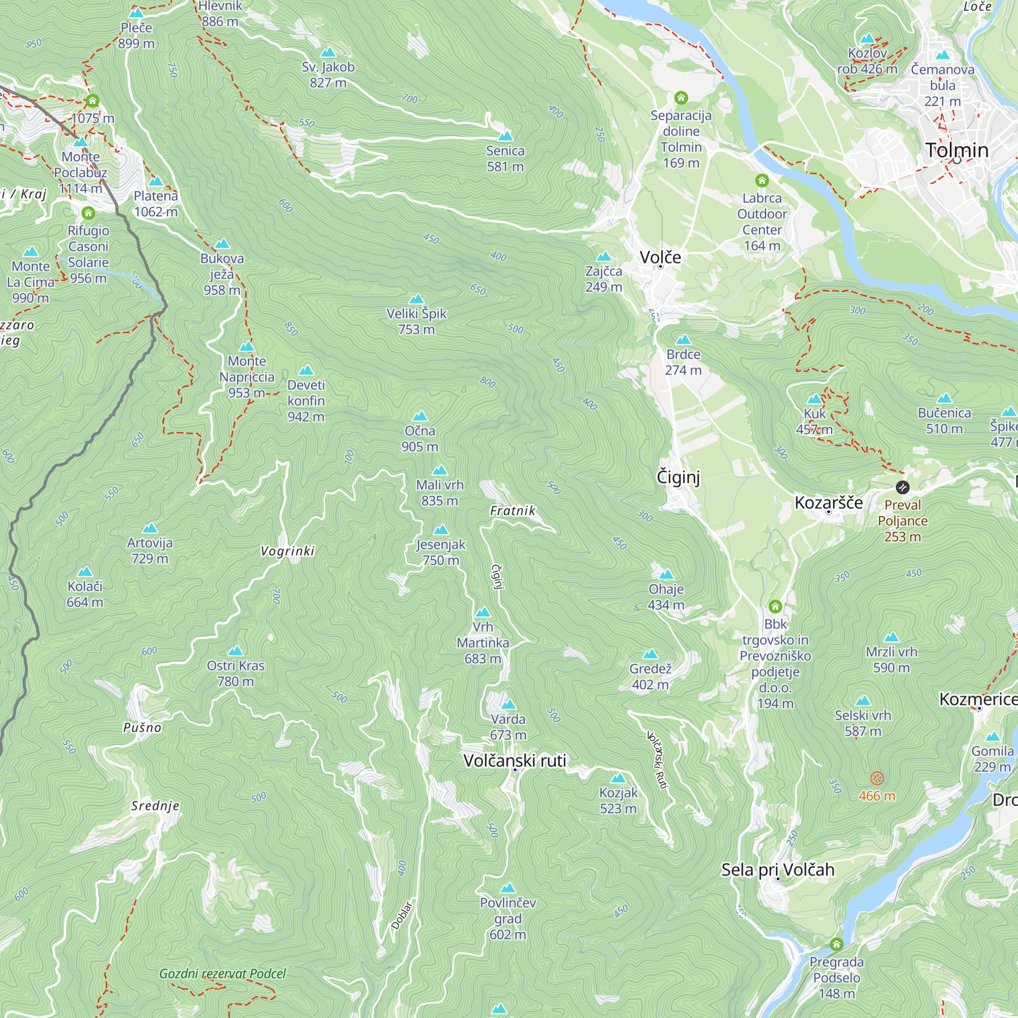 Sobe Nikrmana map