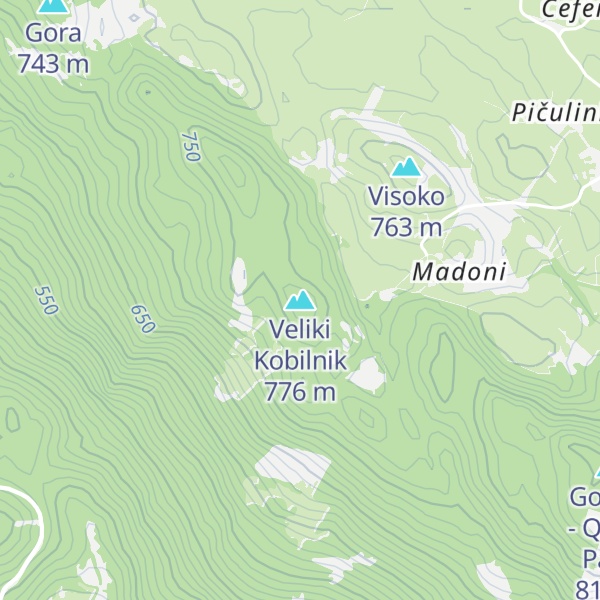 Map of Veliki Kobilnik