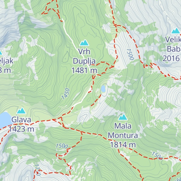 Map of Planinski dom pri Krnskih jezerih