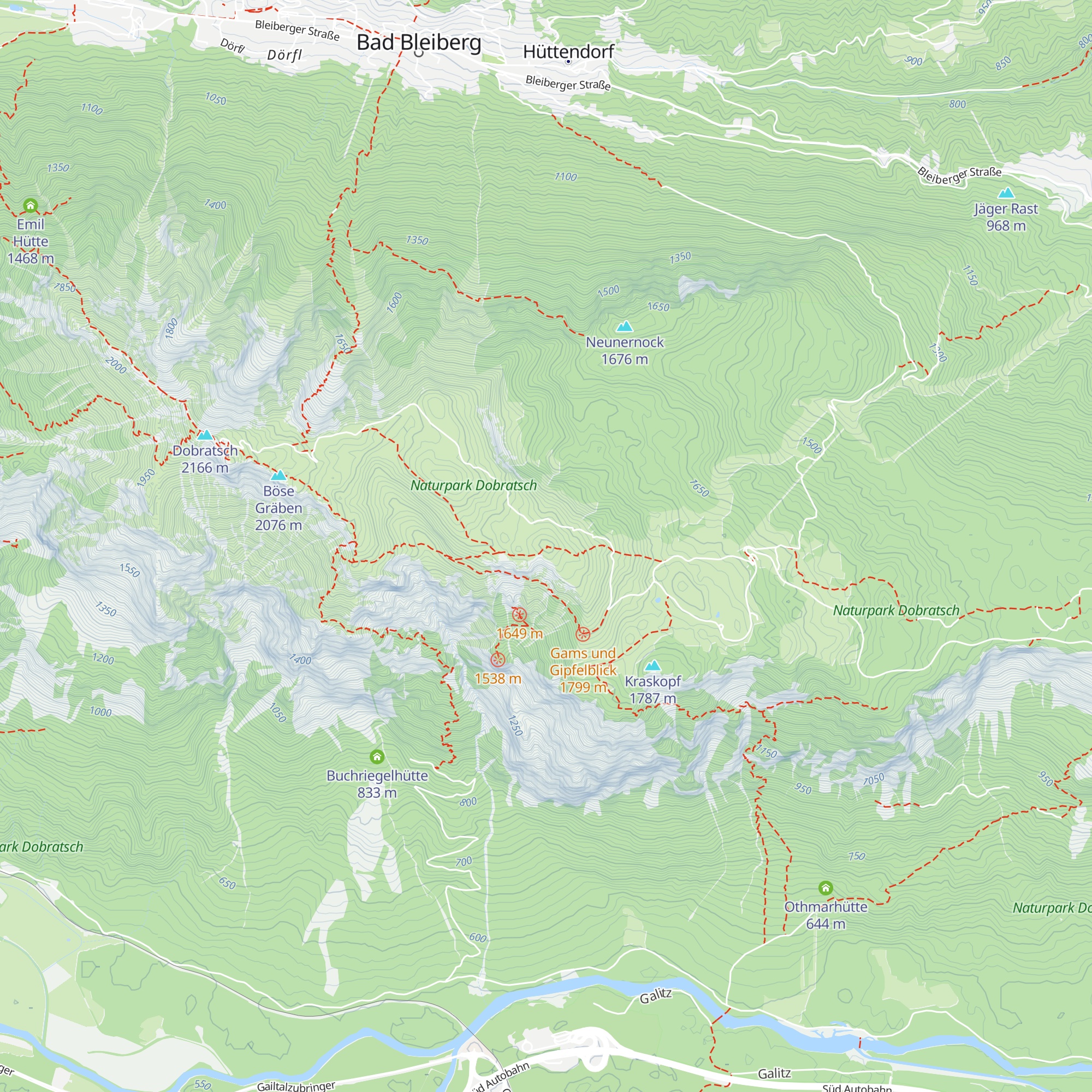 10er Schutzhaus map