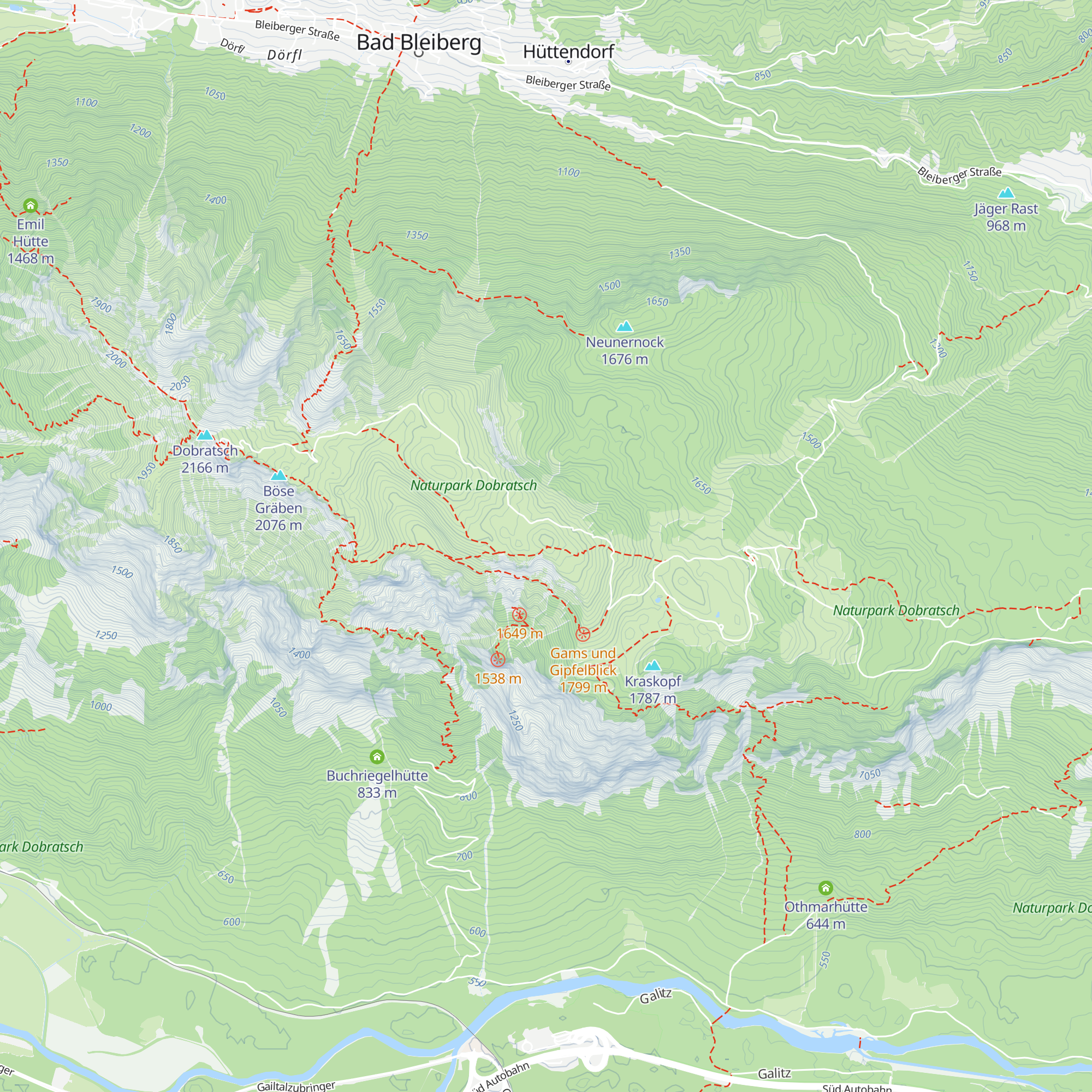 10er Schutzhaus map