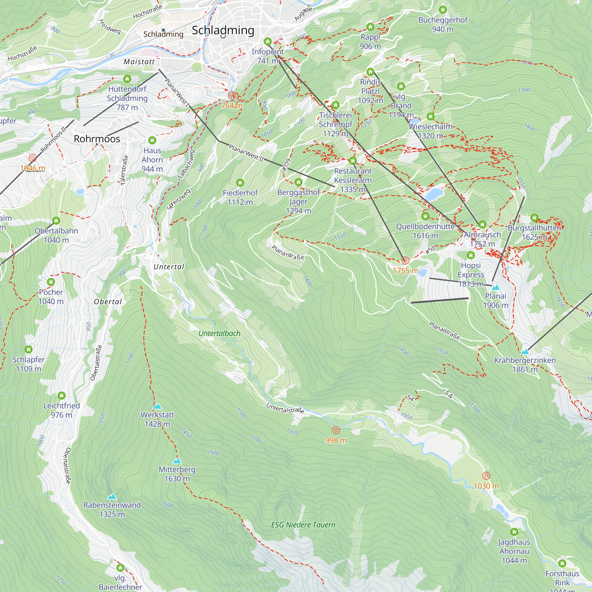 Oberkrahberger map