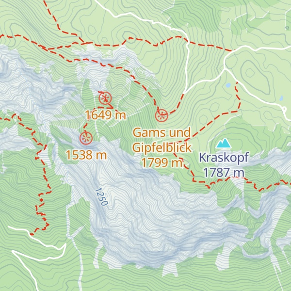 Map of Brunnleitenhütte
