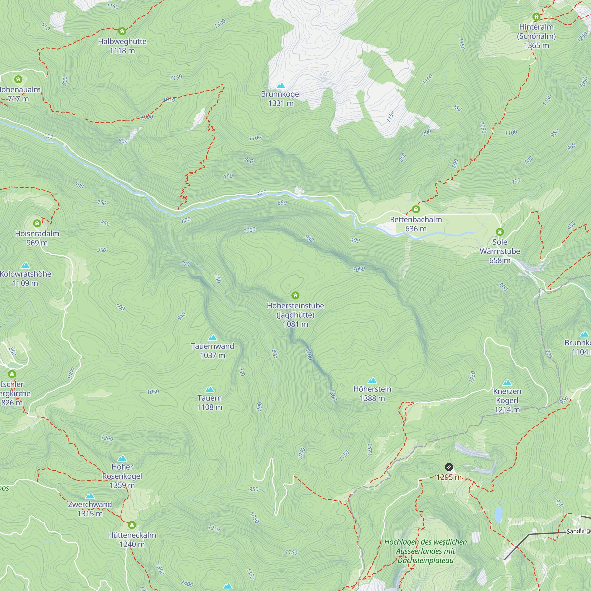 Höhersteinstube (Jagdhütte) map