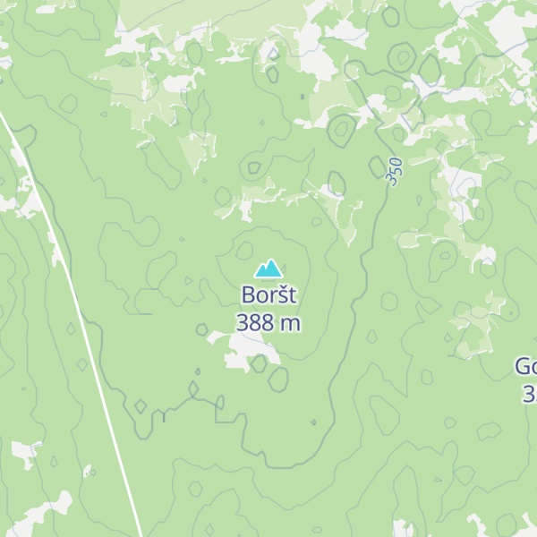 Map of Boršt