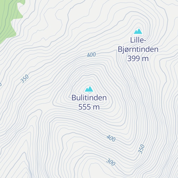 Map of Bulitinden