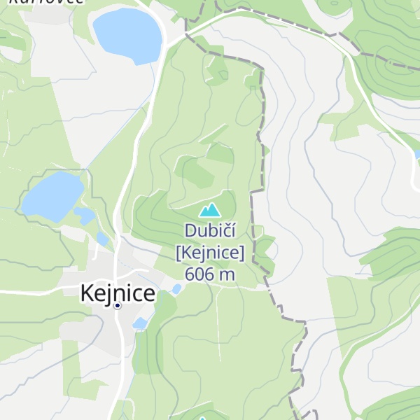 Map of Dubičí [Kejnice]
