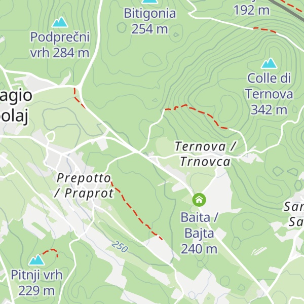 Map of Trattoria / Gostilna Suban