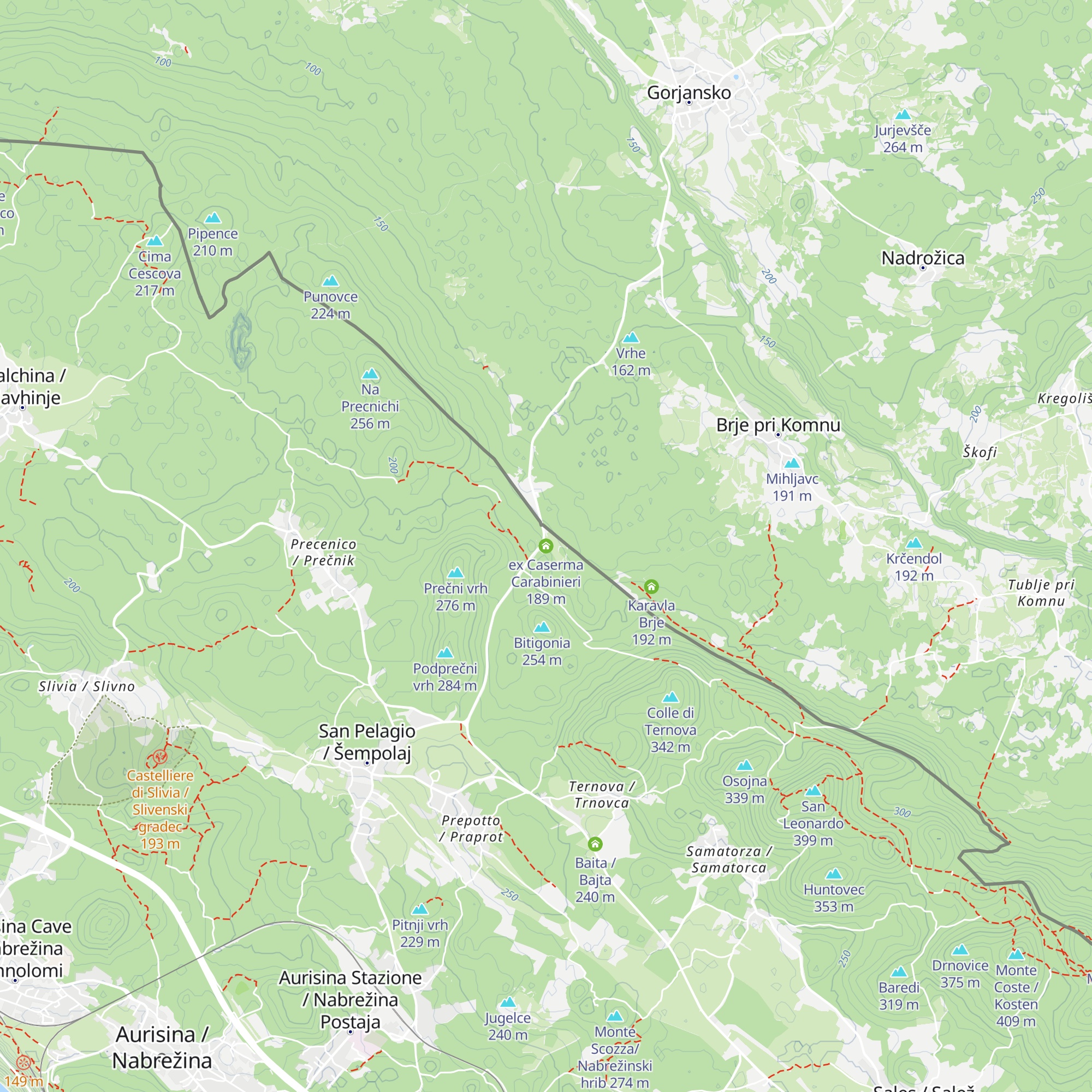 ex Caserma Carabinieri map
