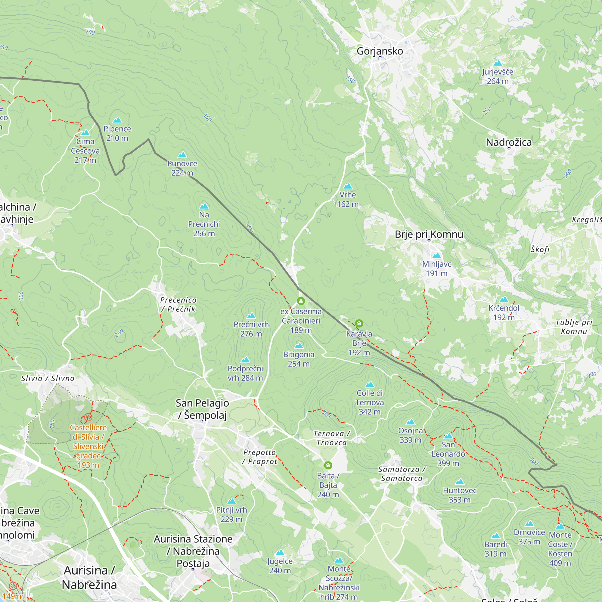 ex Caserma Carabinieri map