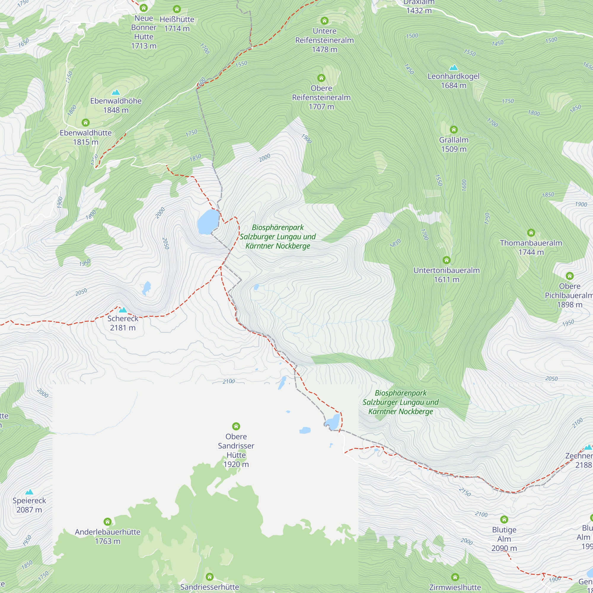 Otthütten map