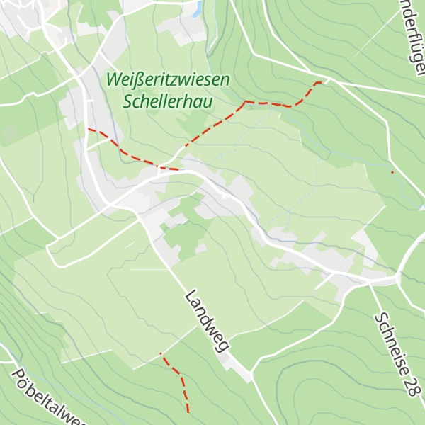 Map of Weißeritzhütte