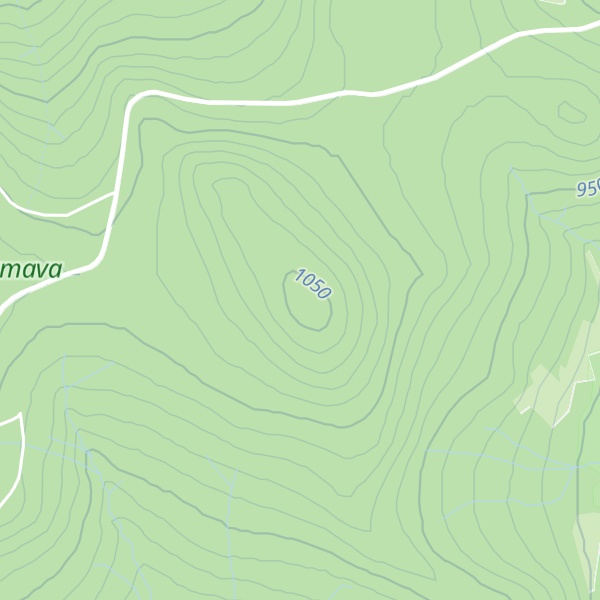 Map of Kamenná hora