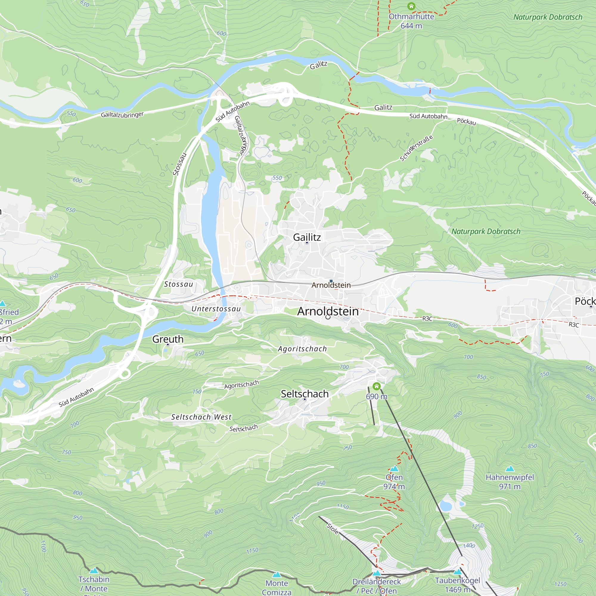 Wallner Alm map