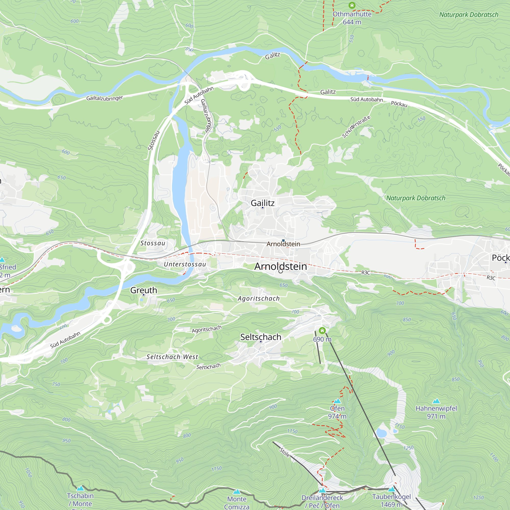 Wallner Alm map