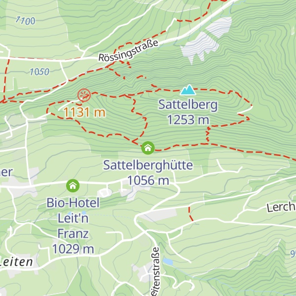 Map of Sattelberghütte