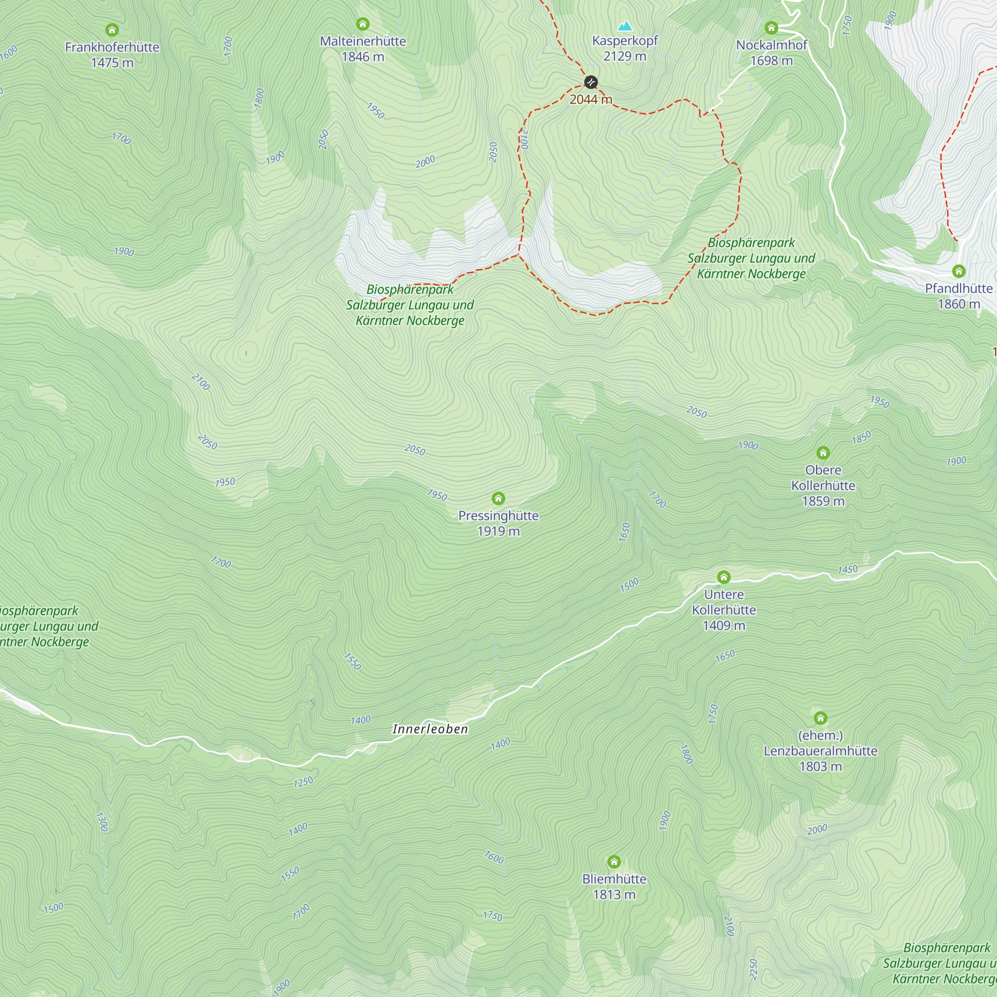 Pressinghütte map