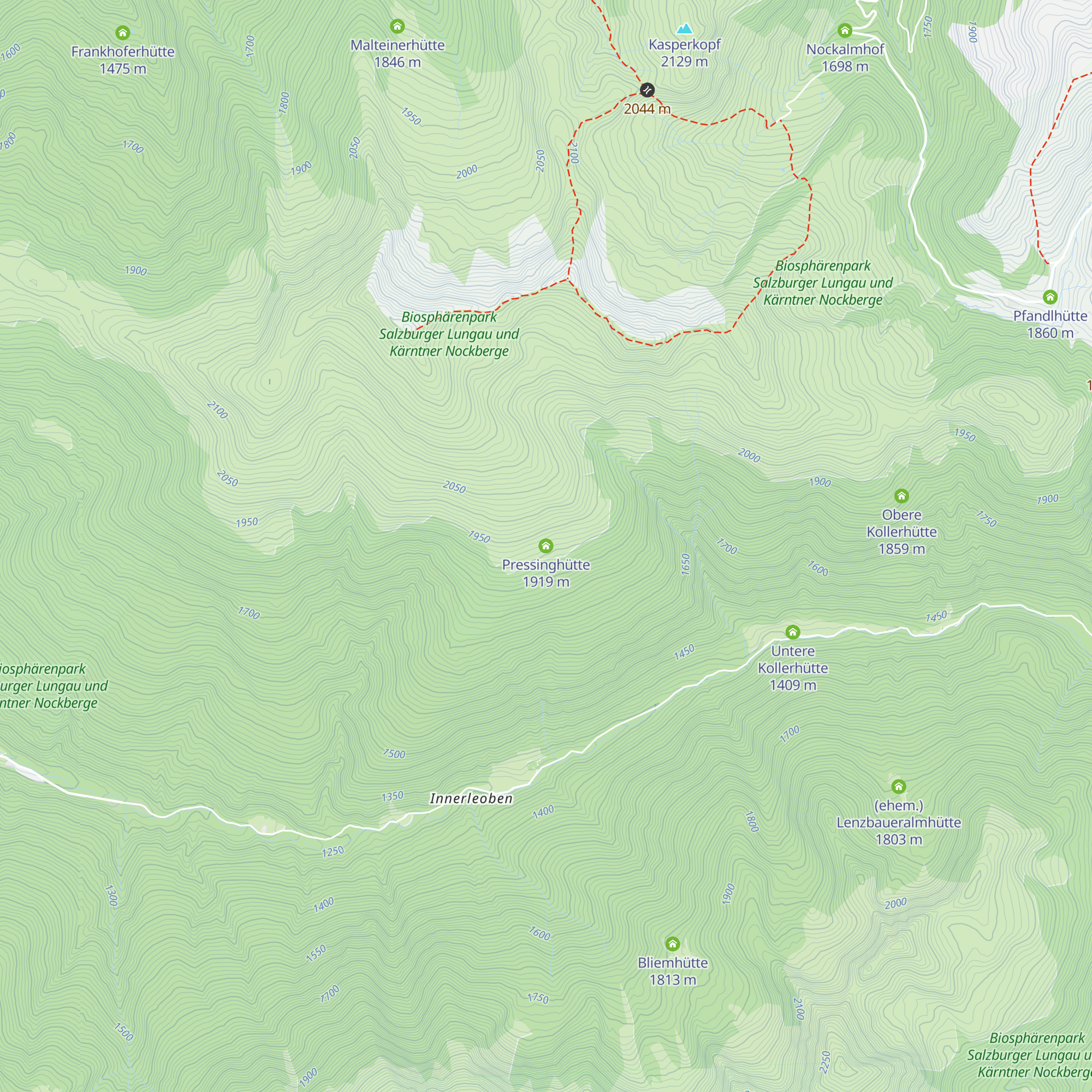 Pressinghütte map