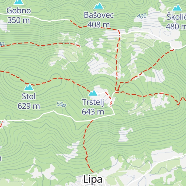 Map of Trstelj