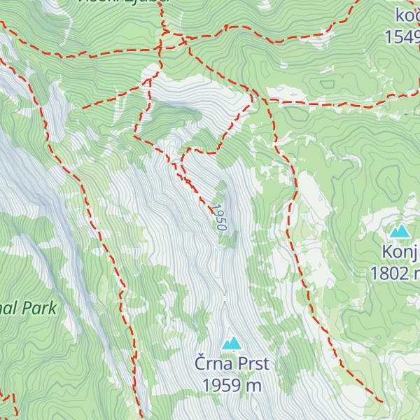 Map of Kaluder