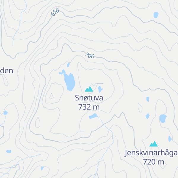 Map of Snøtuva