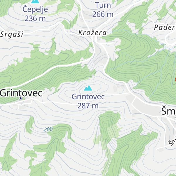 Map of Grintovec