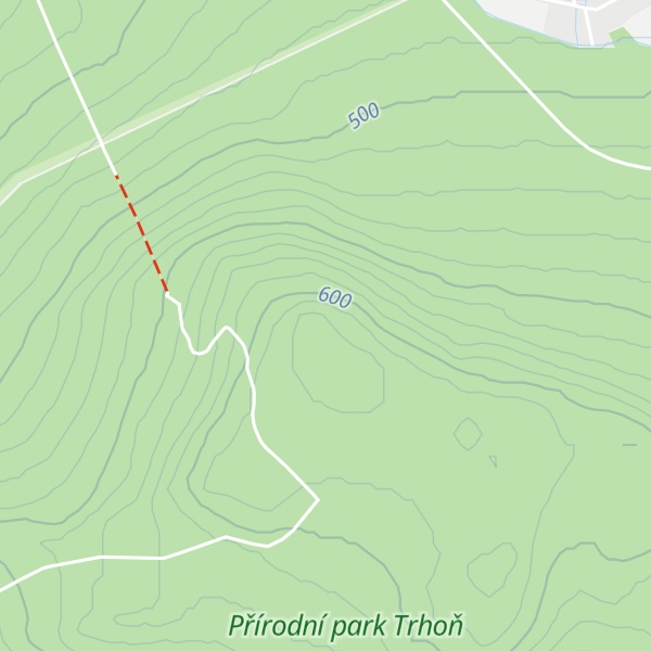 Map of Trhoň