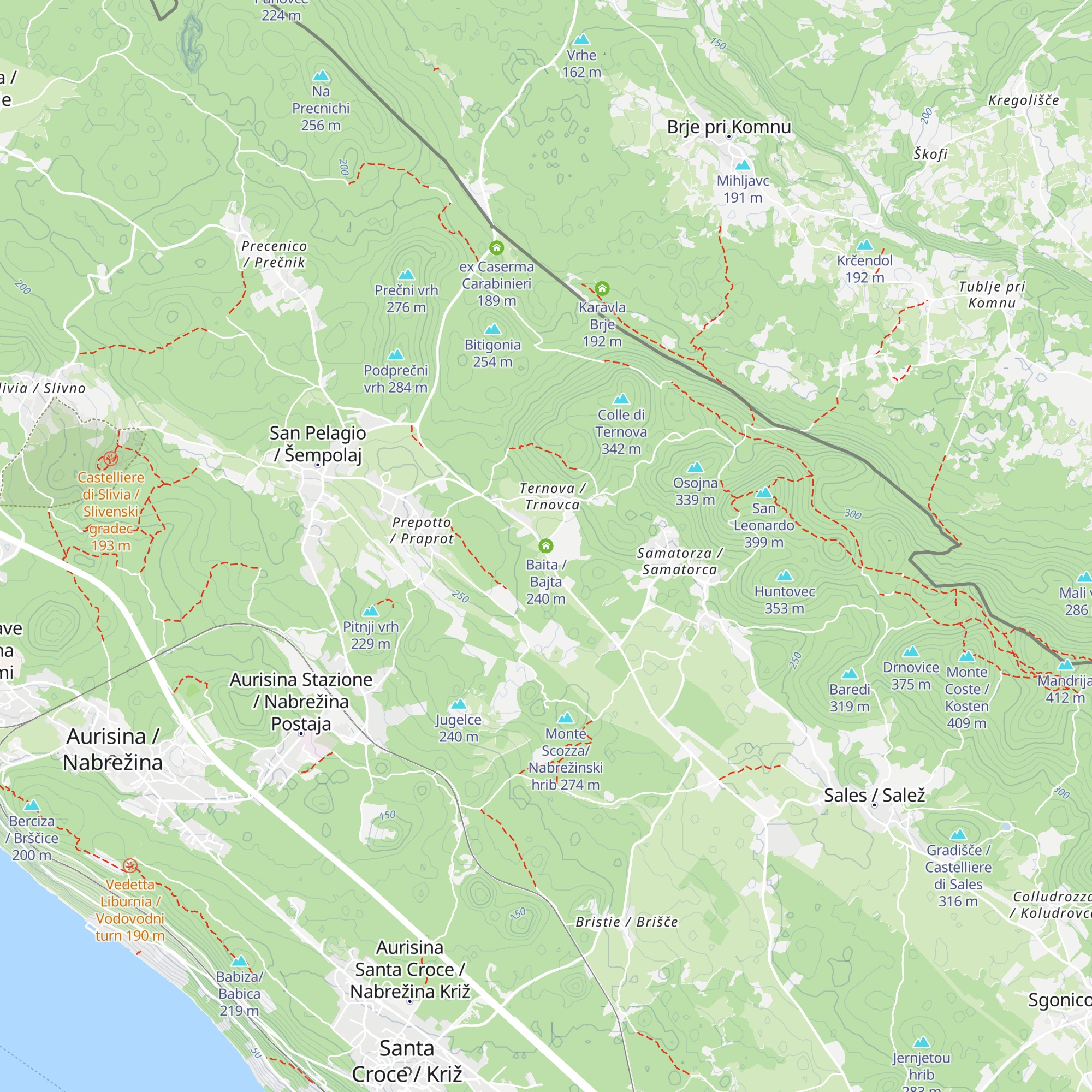 Baita / Bajta map