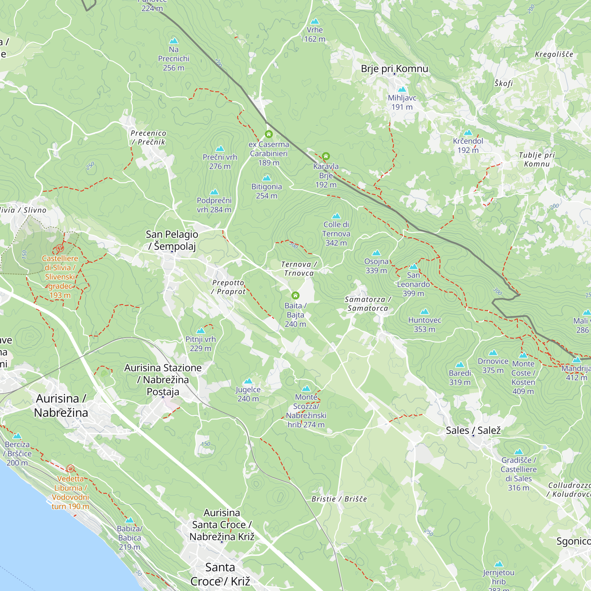 Baita / Bajta map
