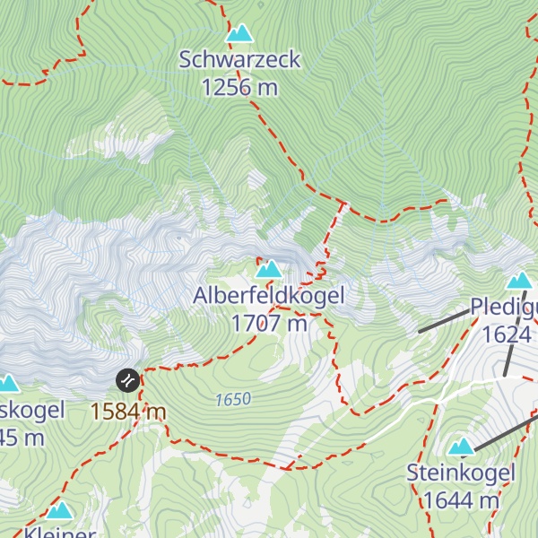 Map of Alberfeldkogel