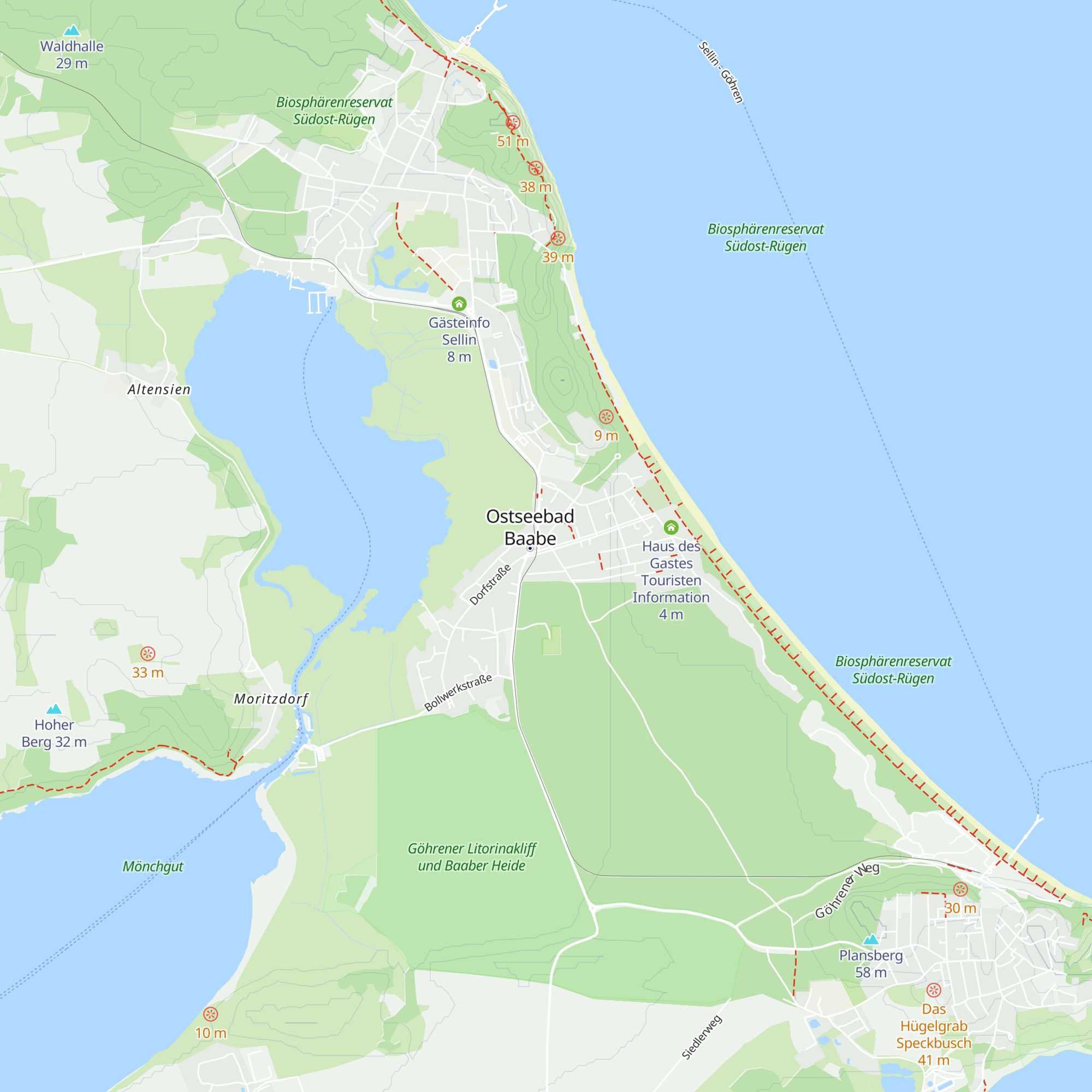 Informationszentrum map