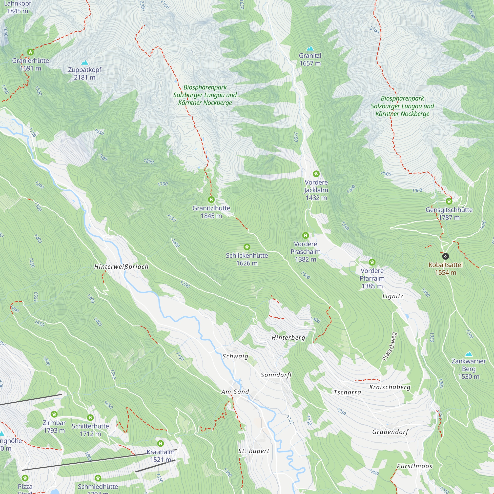 Schlickenhütte map