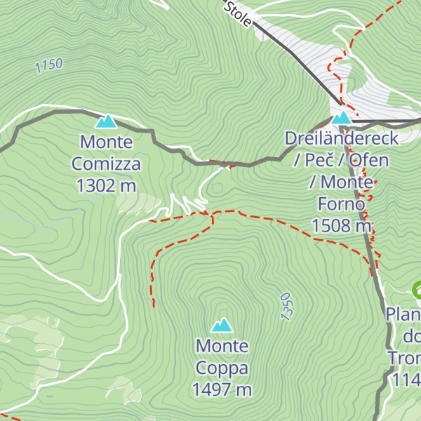 Map of Bivacco Senza Confini