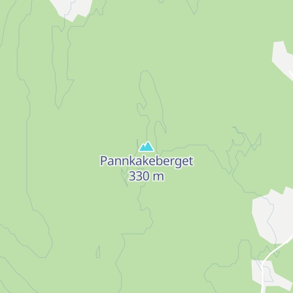 Map of Pannkakeberget