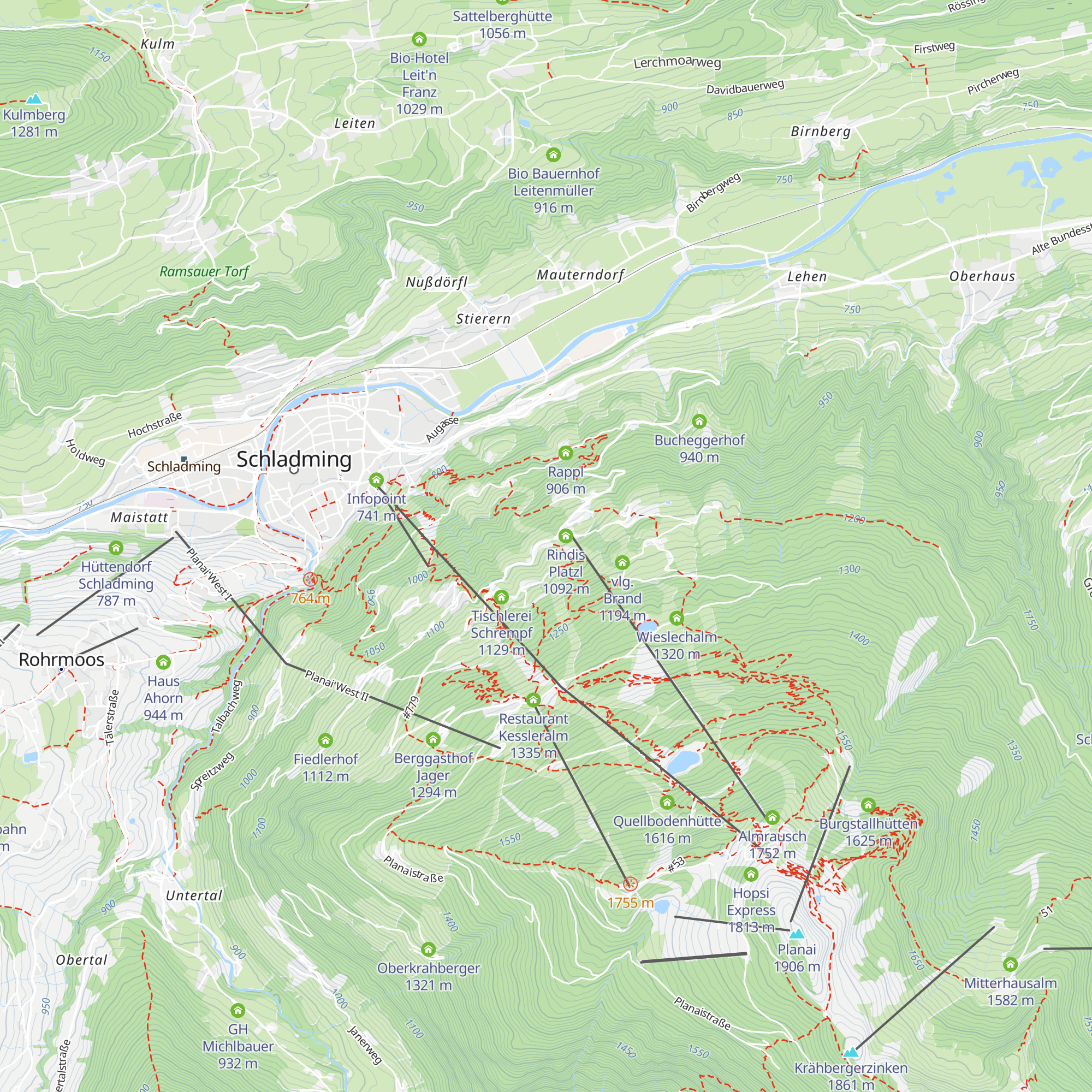 Posers Bergwelt - Appartementhaus map