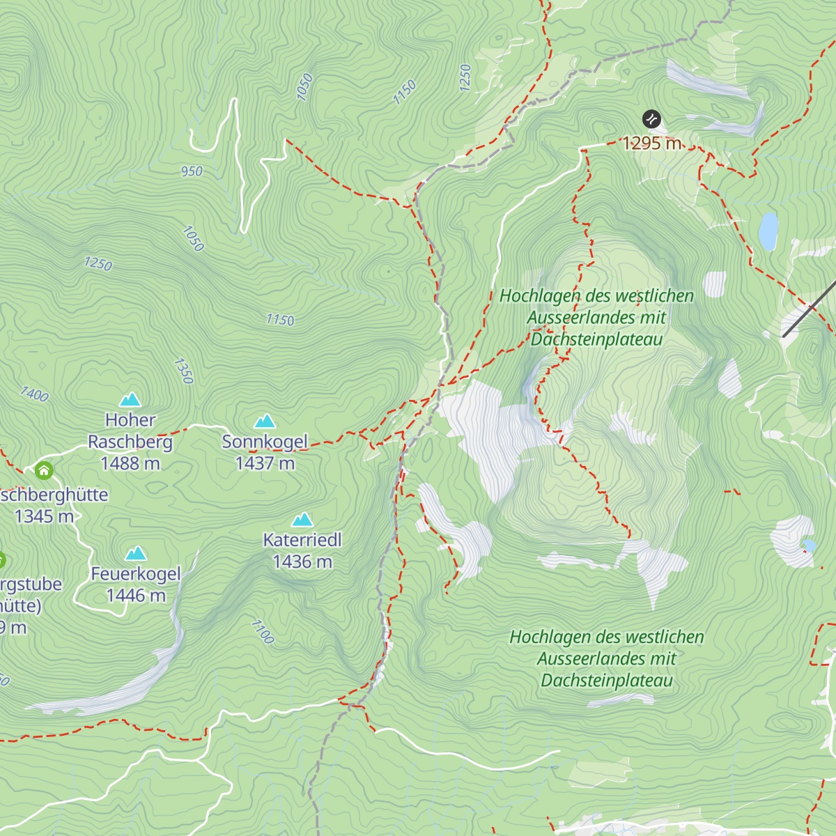 Vordere Sandlingalm map