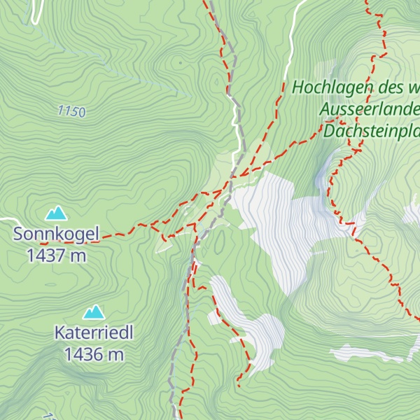Map of Vordere Sandlingalm
