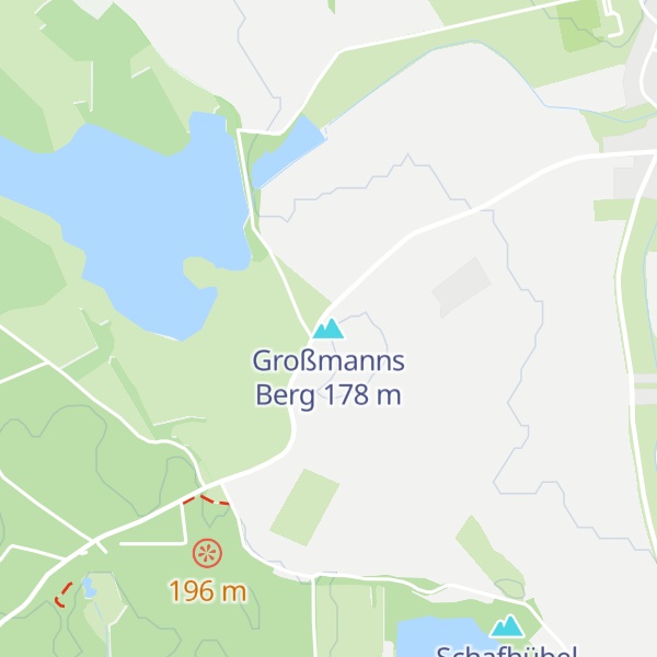 Map of Großmanns Berg
