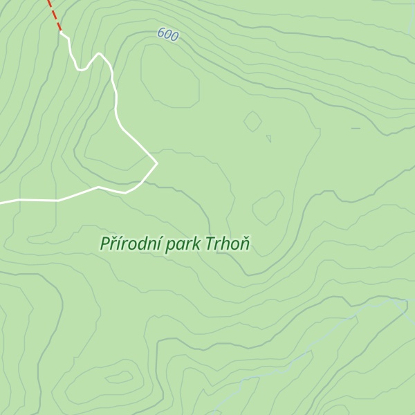Map of Seník pod Špičatým vrchem